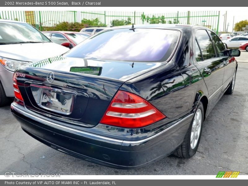 Black / Charcoal 2002 Mercedes-Benz S 500 Sedan