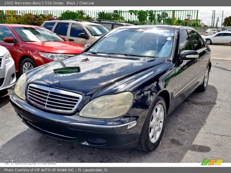 Black / Charcoal 2002 Mercedes-Benz S 500 Sedan