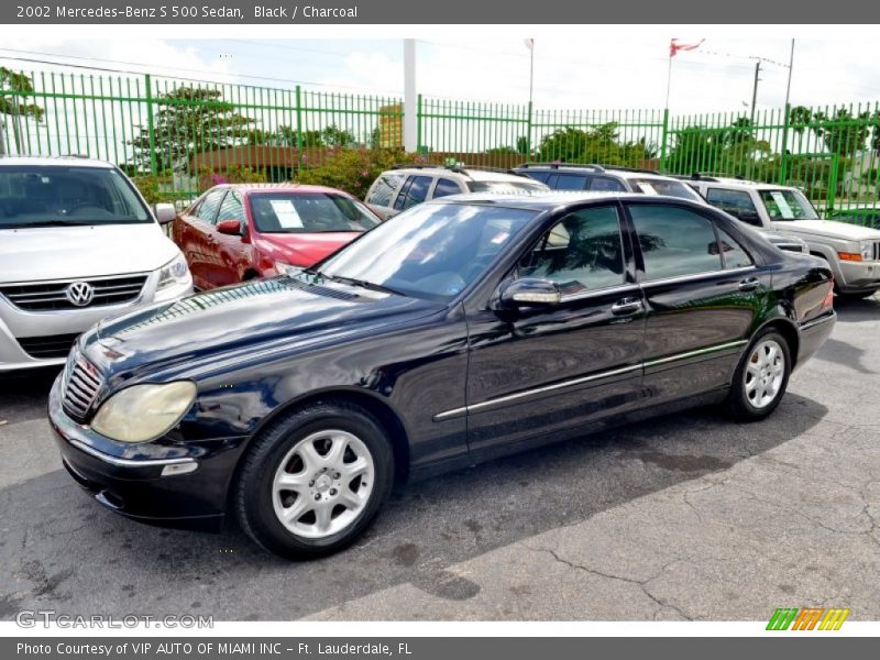 Black / Charcoal 2002 Mercedes-Benz S 500 Sedan