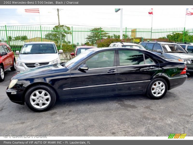 Black / Charcoal 2002 Mercedes-Benz S 500 Sedan
