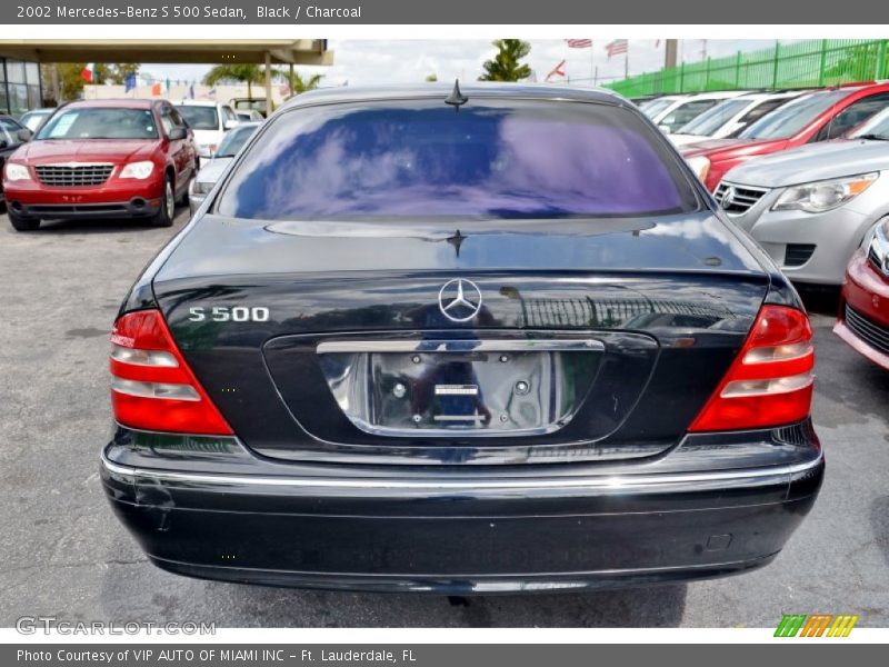 Black / Charcoal 2002 Mercedes-Benz S 500 Sedan