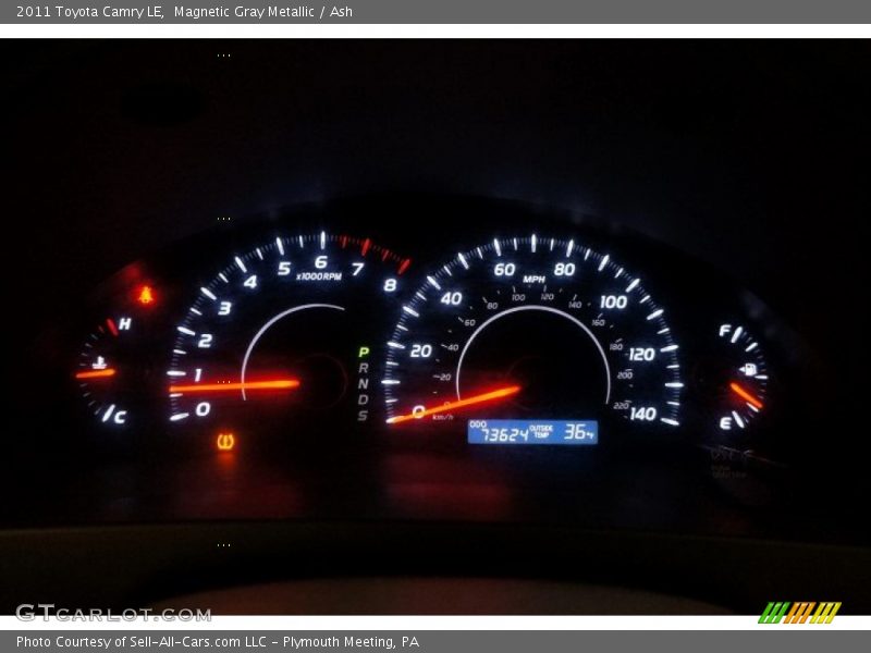 Magnetic Gray Metallic / Ash 2011 Toyota Camry LE