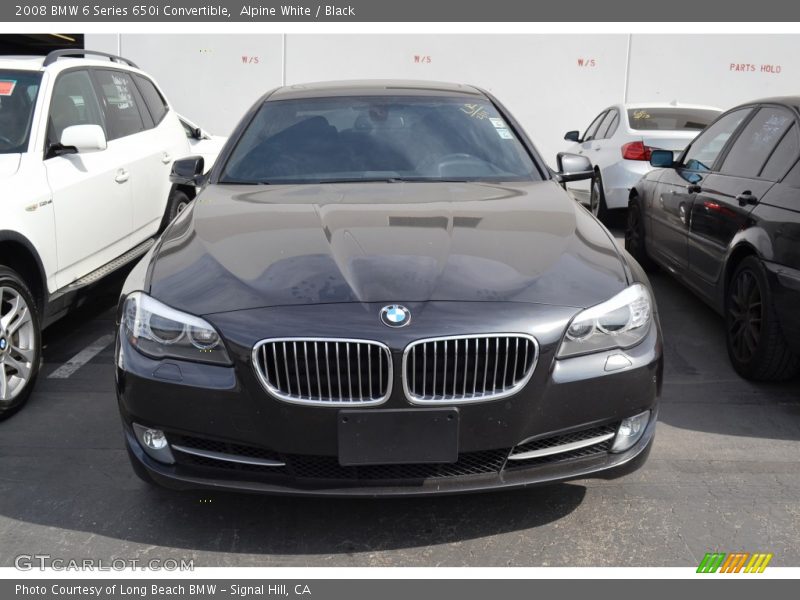 Alpine White / Black 2008 BMW 6 Series 650i Convertible