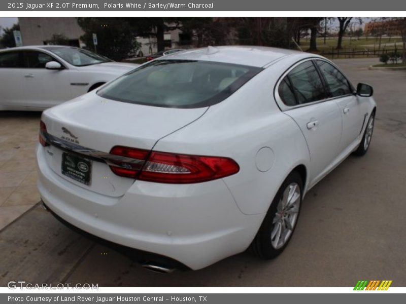 Polaris White / Barley/Warm Charcoal 2015 Jaguar XF 2.0T Premium