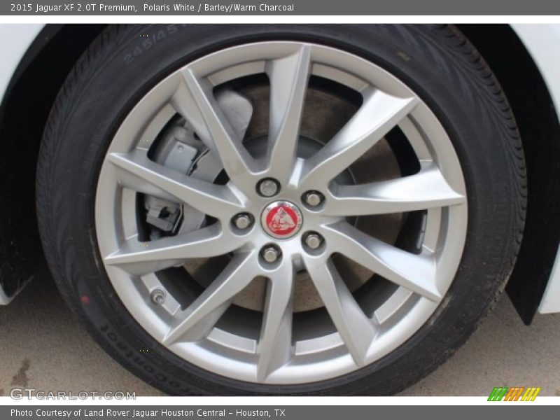 Polaris White / Barley/Warm Charcoal 2015 Jaguar XF 2.0T Premium