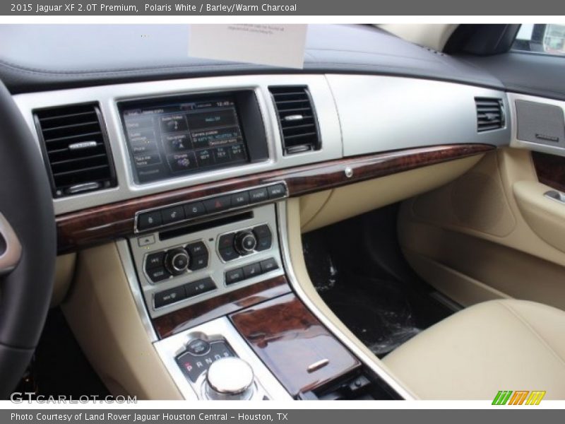 Polaris White / Barley/Warm Charcoal 2015 Jaguar XF 2.0T Premium