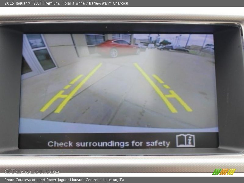 Polaris White / Barley/Warm Charcoal 2015 Jaguar XF 2.0T Premium