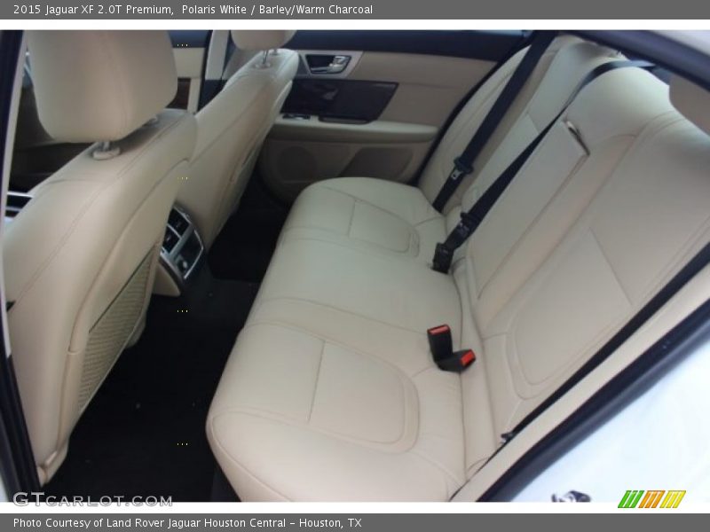 Polaris White / Barley/Warm Charcoal 2015 Jaguar XF 2.0T Premium