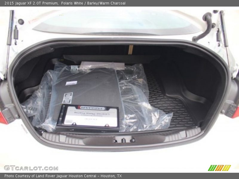 Polaris White / Barley/Warm Charcoal 2015 Jaguar XF 2.0T Premium