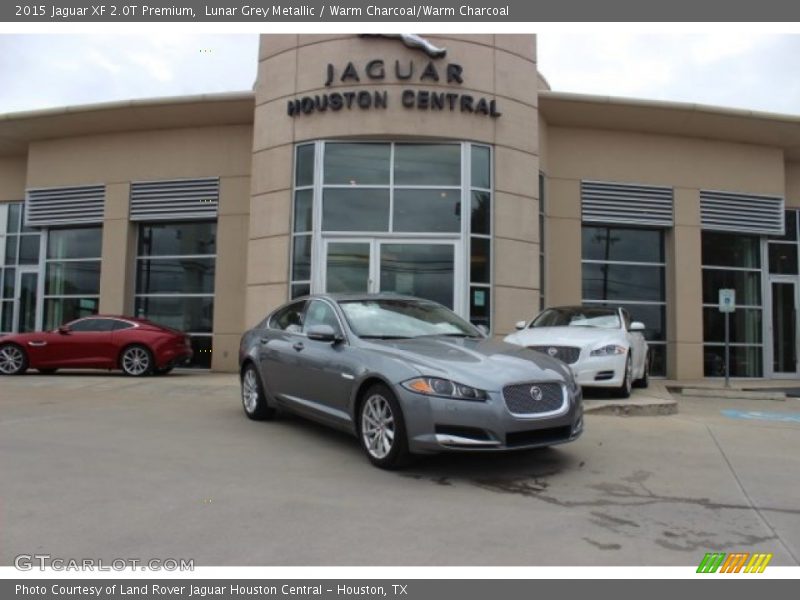 Lunar Grey Metallic / Warm Charcoal/Warm Charcoal 2015 Jaguar XF 2.0T Premium