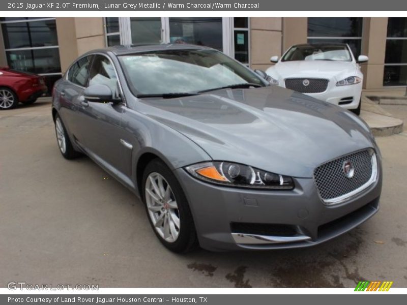 Lunar Grey Metallic / Warm Charcoal/Warm Charcoal 2015 Jaguar XF 2.0T Premium