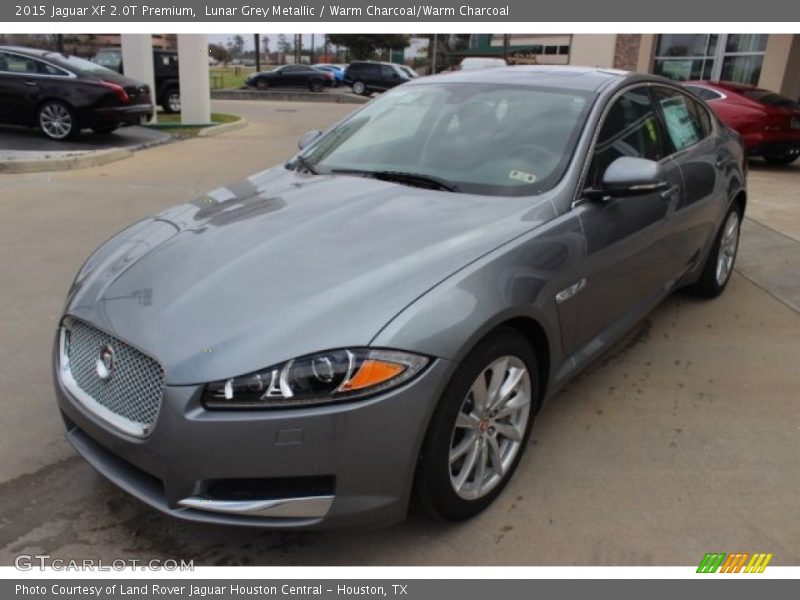 Lunar Grey Metallic / Warm Charcoal/Warm Charcoal 2015 Jaguar XF 2.0T Premium