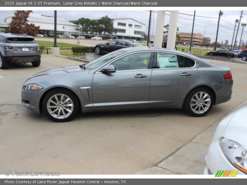 Lunar Grey Metallic / Warm Charcoal/Warm Charcoal 2015 Jaguar XF 2.0T Premium