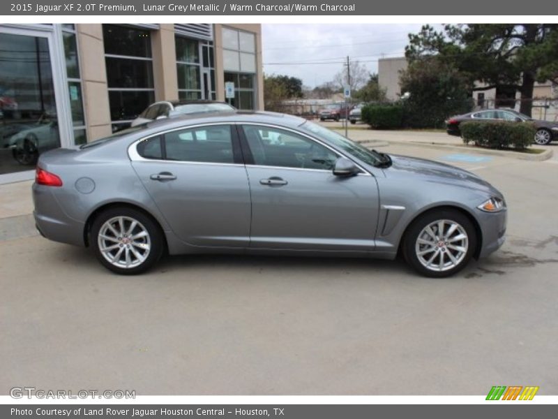 Lunar Grey Metallic / Warm Charcoal/Warm Charcoal 2015 Jaguar XF 2.0T Premium