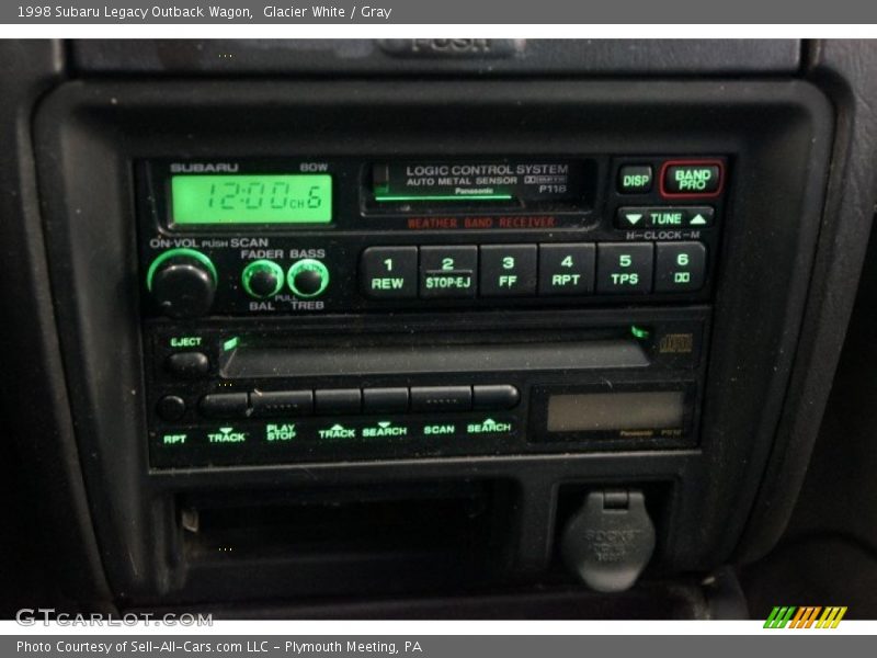 Glacier White / Gray 1998 Subaru Legacy Outback Wagon