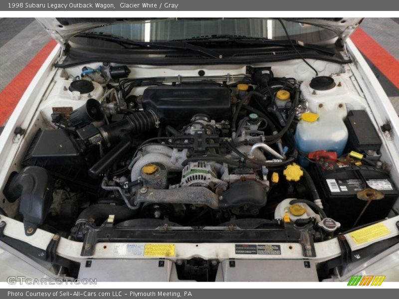 Glacier White / Gray 1998 Subaru Legacy Outback Wagon