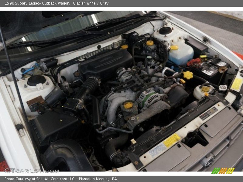 Glacier White / Gray 1998 Subaru Legacy Outback Wagon