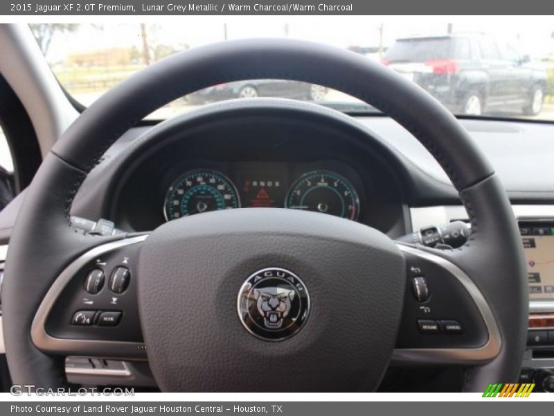 Lunar Grey Metallic / Warm Charcoal/Warm Charcoal 2015 Jaguar XF 2.0T Premium