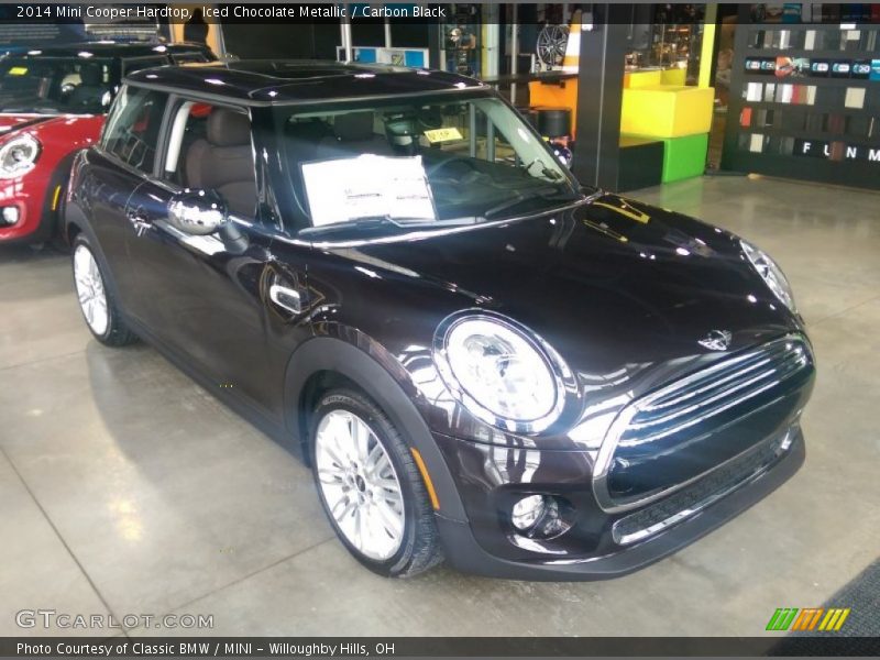 Iced Chocolate Metallic / Carbon Black 2014 Mini Cooper Hardtop