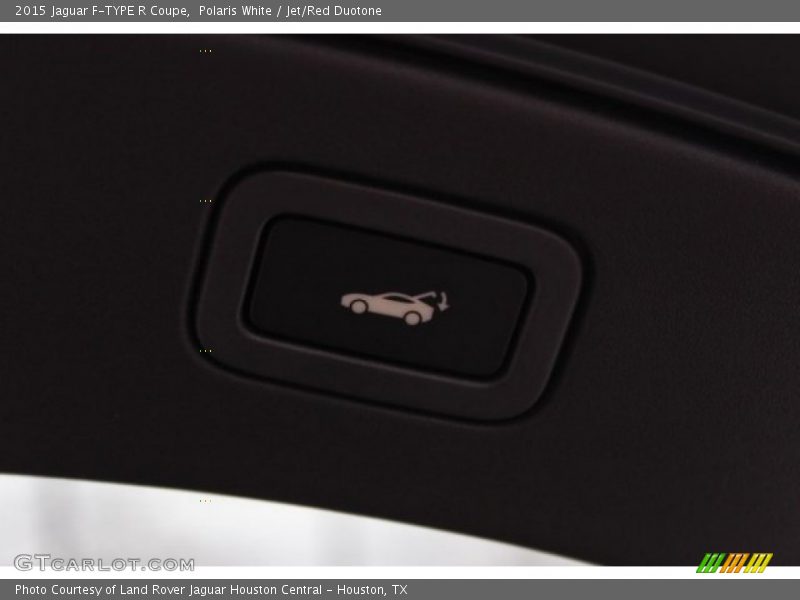 Polaris White / Jet/Red Duotone 2015 Jaguar F-TYPE R Coupe