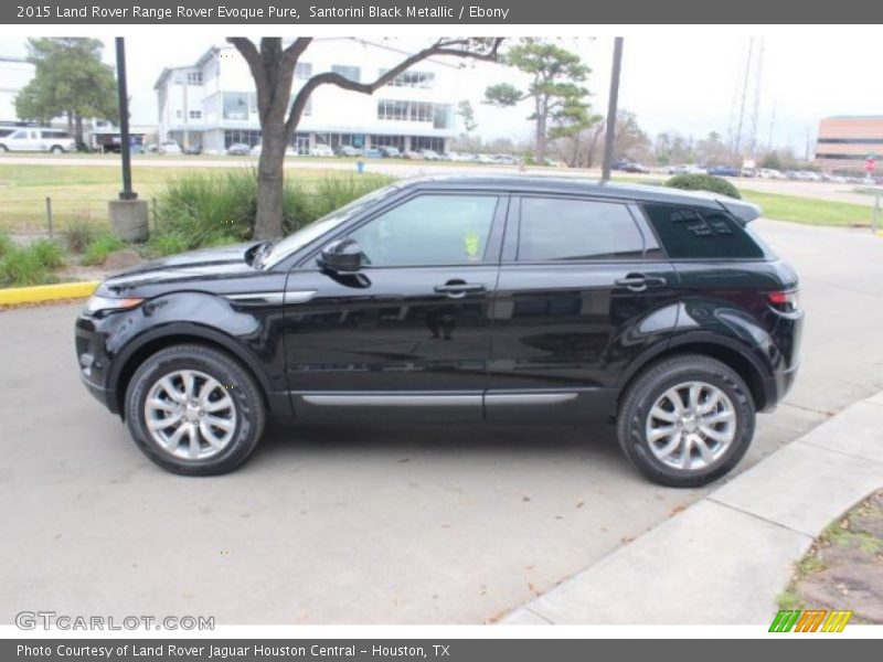 Santorini Black Metallic / Ebony 2015 Land Rover Range Rover Evoque Pure