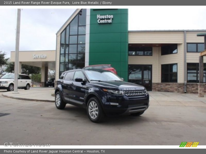 Loire Blue Metallic / Ebony 2015 Land Rover Range Rover Evoque Pure