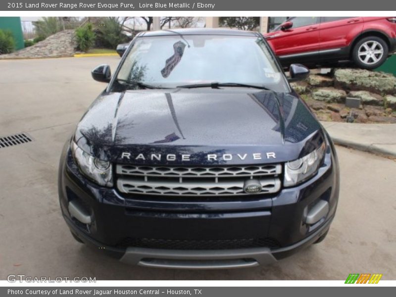 Loire Blue Metallic / Ebony 2015 Land Rover Range Rover Evoque Pure