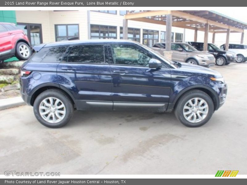 Loire Blue Metallic / Ebony 2015 Land Rover Range Rover Evoque Pure