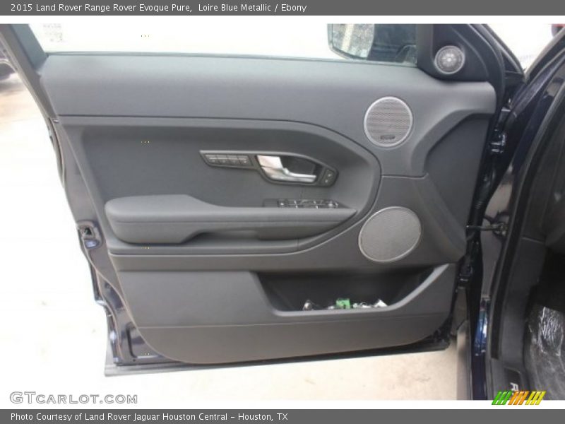 Loire Blue Metallic / Ebony 2015 Land Rover Range Rover Evoque Pure