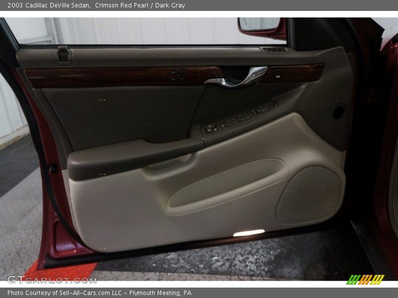 Crimson Red Pearl / Dark Gray 2003 Cadillac DeVille Sedan