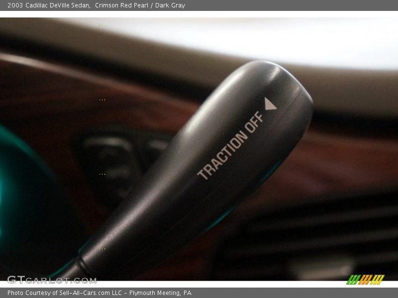 Crimson Red Pearl / Dark Gray 2003 Cadillac DeVille Sedan