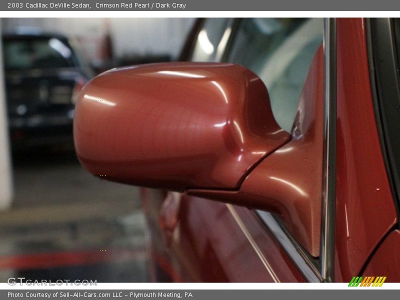 Crimson Red Pearl / Dark Gray 2003 Cadillac DeVille Sedan
