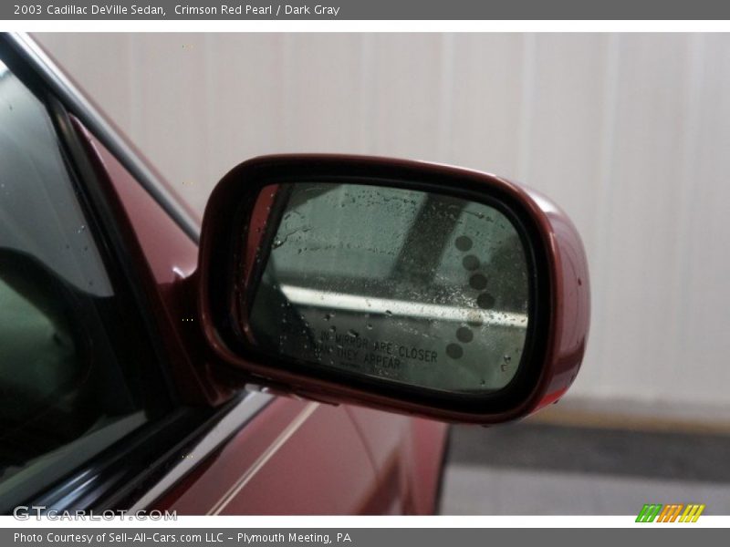 Crimson Red Pearl / Dark Gray 2003 Cadillac DeVille Sedan