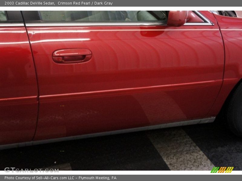 Crimson Red Pearl / Dark Gray 2003 Cadillac DeVille Sedan