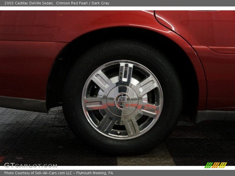 Crimson Red Pearl / Dark Gray 2003 Cadillac DeVille Sedan