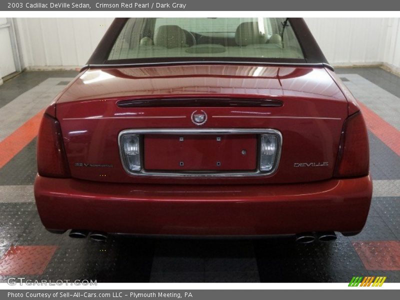 Crimson Red Pearl / Dark Gray 2003 Cadillac DeVille Sedan