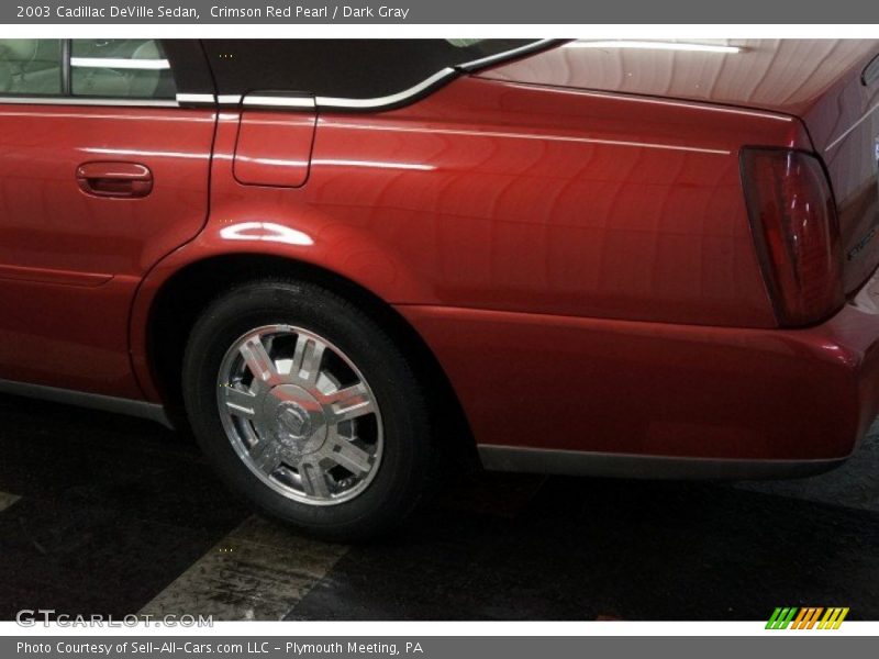 Crimson Red Pearl / Dark Gray 2003 Cadillac DeVille Sedan