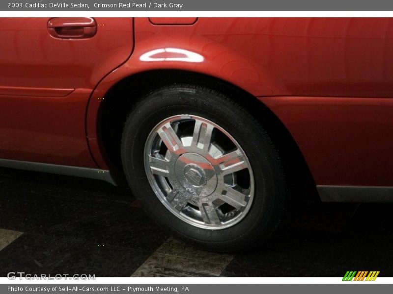 Crimson Red Pearl / Dark Gray 2003 Cadillac DeVille Sedan