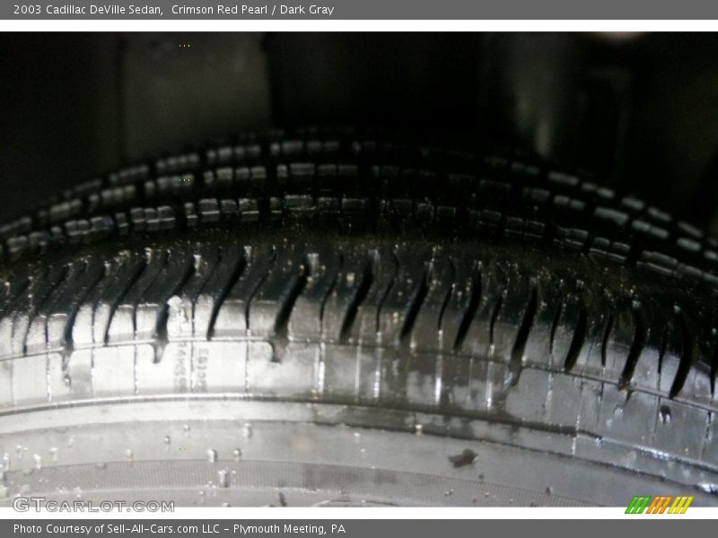 Crimson Red Pearl / Dark Gray 2003 Cadillac DeVille Sedan