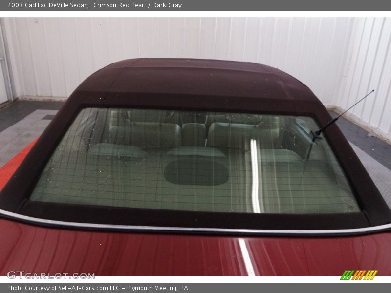Crimson Red Pearl / Dark Gray 2003 Cadillac DeVille Sedan