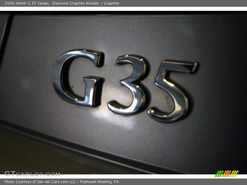 Diamond Graphite Metallic / Graphite 2006 Infiniti G 35 Sedan