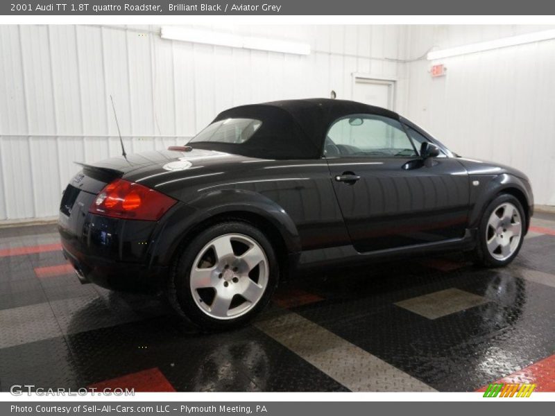 Brilliant Black / Aviator Grey 2001 Audi TT 1.8T quattro Roadster