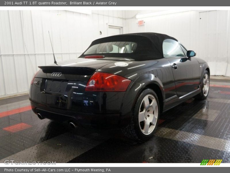 Brilliant Black / Aviator Grey 2001 Audi TT 1.8T quattro Roadster