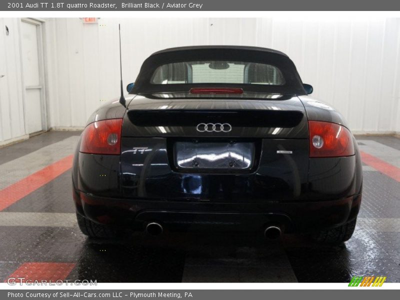 Brilliant Black / Aviator Grey 2001 Audi TT 1.8T quattro Roadster