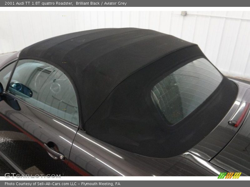 Brilliant Black / Aviator Grey 2001 Audi TT 1.8T quattro Roadster