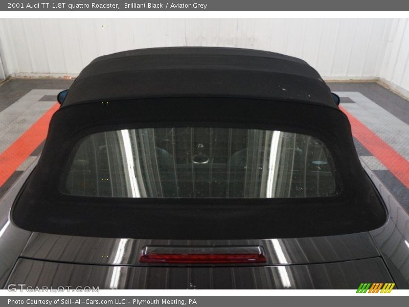 Brilliant Black / Aviator Grey 2001 Audi TT 1.8T quattro Roadster