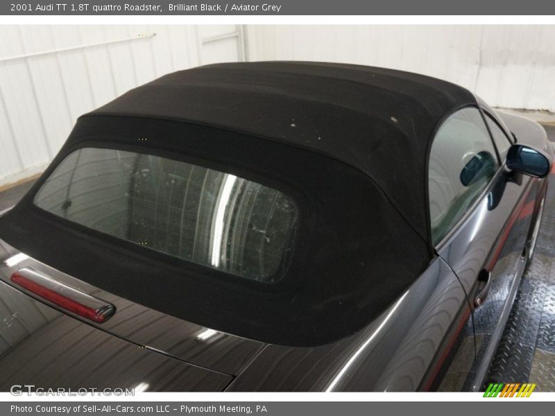 Brilliant Black / Aviator Grey 2001 Audi TT 1.8T quattro Roadster