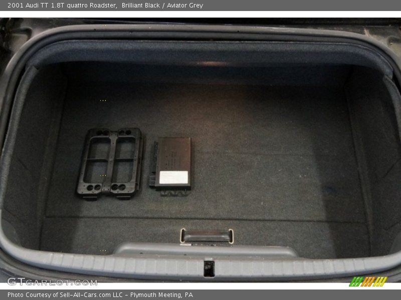 Brilliant Black / Aviator Grey 2001 Audi TT 1.8T quattro Roadster