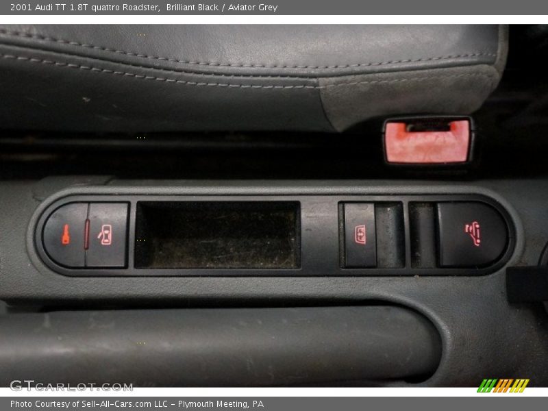 Brilliant Black / Aviator Grey 2001 Audi TT 1.8T quattro Roadster