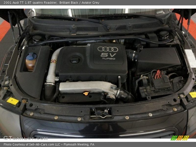 Brilliant Black / Aviator Grey 2001 Audi TT 1.8T quattro Roadster
